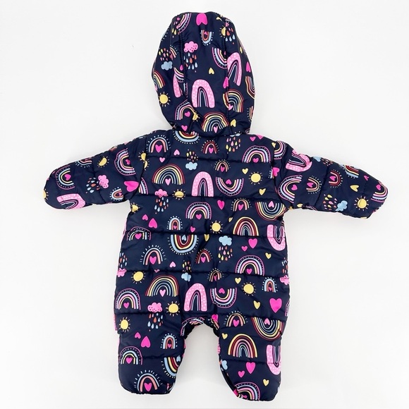 Wippette Snowsuit Hooded Footie Fleece Lined - Picture 2 of 5